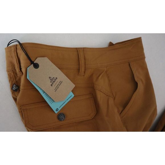 prAna W4119SH23 Women's Sz 6 Khaki Halle Straight - Short Inseam 28" Pants $89 - Picture 5 of 10